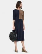 Maryam Nassir Zadeh Farra Dress In Walnut/midnight