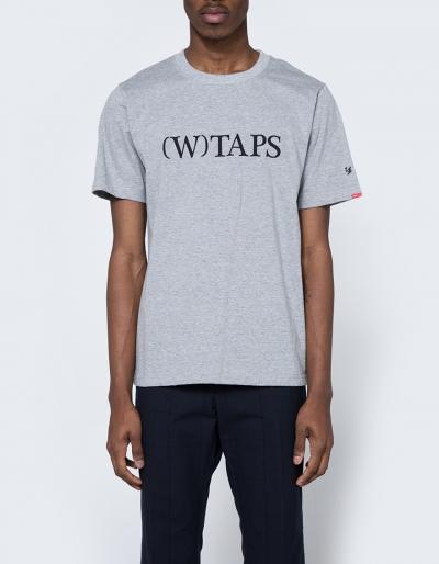 Wtaps Bracket Tee In Gray