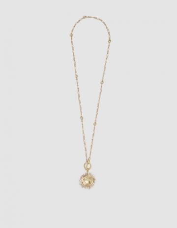 Ellery Souza Sun Pendant Necklace