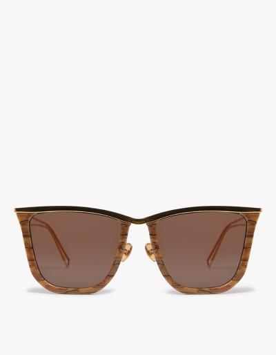 Rejina Pyo Woodgrain Frame With Brown