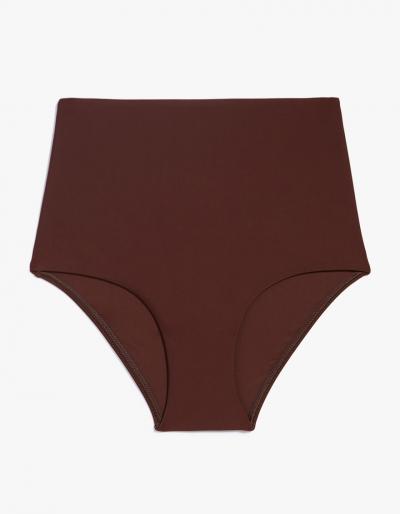 Matteau Swim High Waist Brief In Cocoa