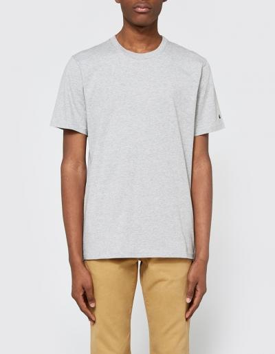 Carhartt Wip S/s Base T-shirt In Grey Heather/black