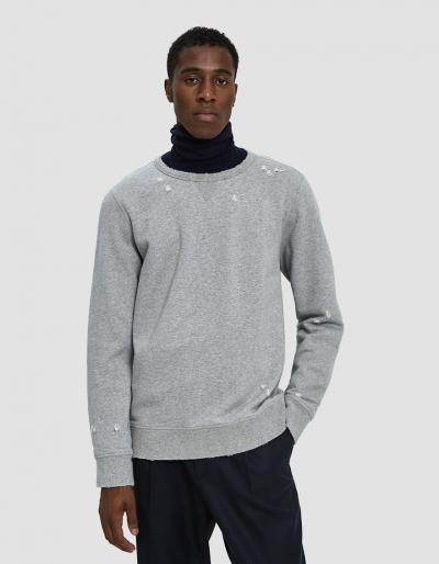 Officine G N Rale Destroyed Crewneck