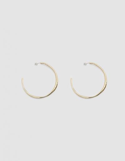 Faris Vero Bronze Hoop Earrings