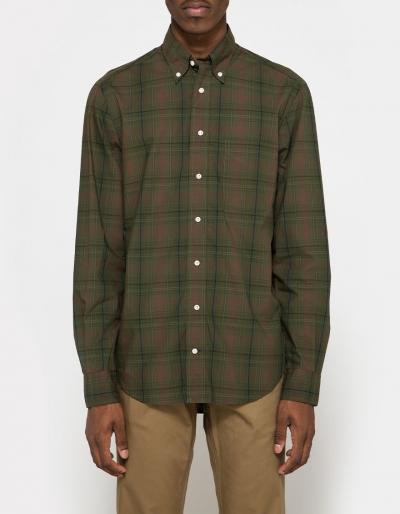 Gitman Brothers Vintage Archive Poplin Bd In Olive