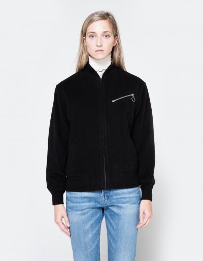 T By Alexander Wang Draped Wool Bomber