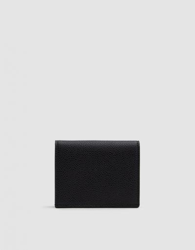 Thom Browne Double Card Holder In Black