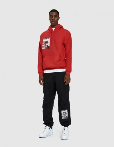 Kamo International Kamo Hooded Sweatshirt In Red