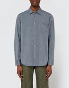Obey Barton Woven Ls Shirt In Graphite