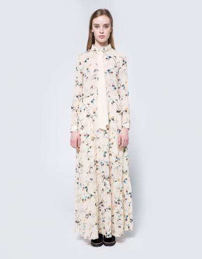 Ganni Marietta Georgette Dress