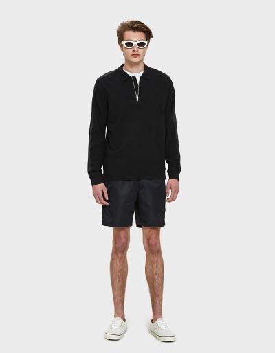 Vault By Vans Vans X Lqqk Ls Polo In Black