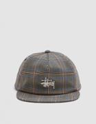 St Ssy Glen Plaid Cap In Tan