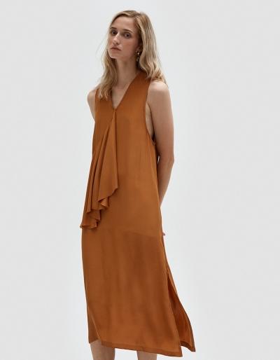 Delfina Balda Sasha Dress In Ginger