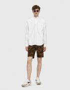 Rogue Territory Safari Shorts In Khaki Camo