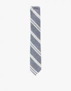 The Hill-side Standard Pointed Tie-linen Blend Crepe