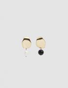 Faris Lecca Mismatched Drop Earrings