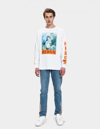 Heron Preston Parachute Denim 5-pocket Pants In Blue