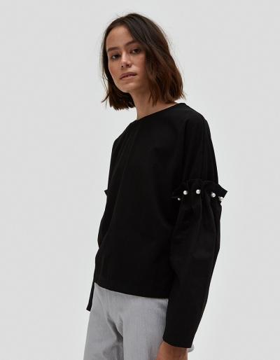 Farrow Duchess Top In Black