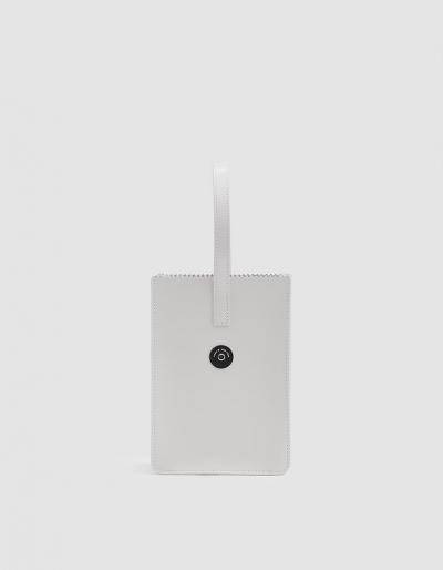 Kara Pinch Wristlet In Plaster