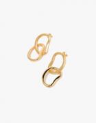 Lizzie Fortunato Link Earrings In Gold