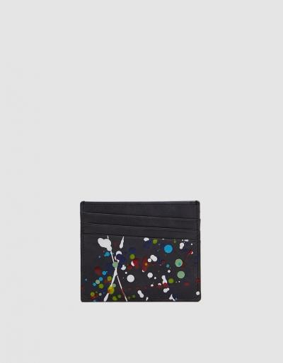 Maison Margiela Plain Leather Painter Treatment Cardholder