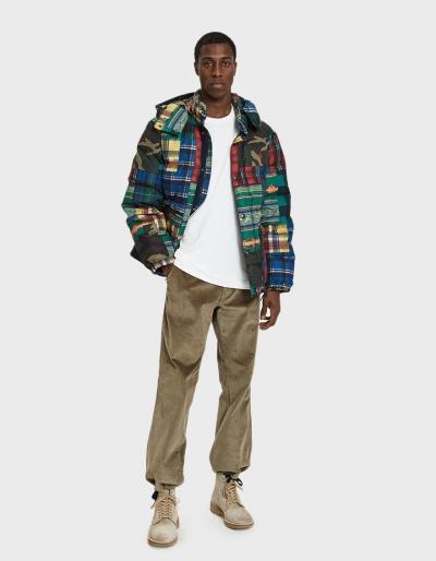 Polo Ralph Lauren Poly Down Jacket In Patchwork