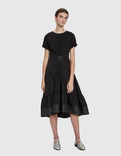 3.1 Phillip Lim Short Sleeve Corset Dress