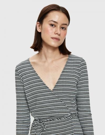 Farrow Hugh Wrap Dress
