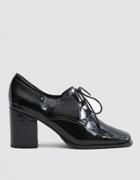 Intentionally Blank Sung Patent Heeled Oxford
