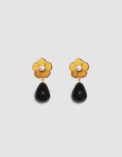Lizzie Fortunato Daisy Drop Earrings