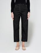 Lemaire Twisted Pants In Dark Indigo