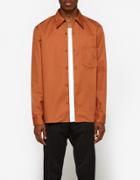 Acne Studios Francisco Shirt In Ginger Orange