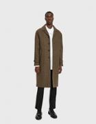 Officine G N Rale Serge Coat In Italian Houndstooth