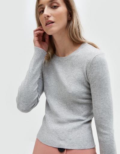 Which We Want Crossback Sweater In Grey
