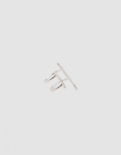 Another Feather Single Dar Ear Cuff In