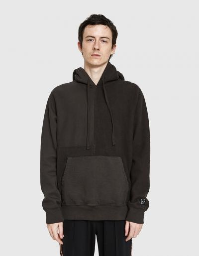 Brain Dead Paneled Hoody In Charcoal