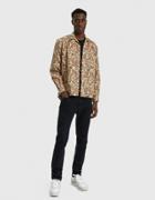 Gitman Brothers Vintage Button Up Twill Shirt In Khaki Paisley