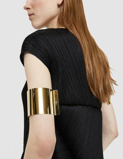 Mm6 Maison Margiela Gold Arm Cuffs
