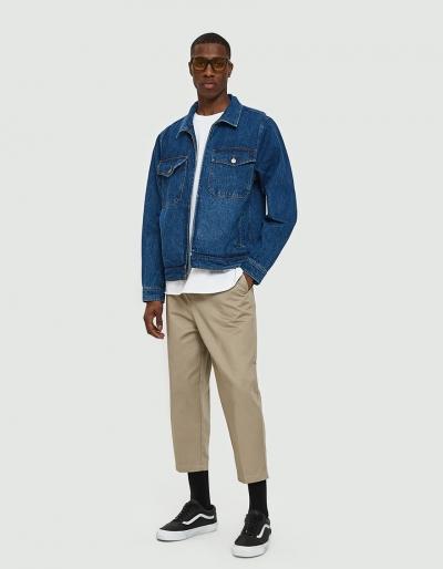 St Ssy Denim Garage Jacket In Indigo