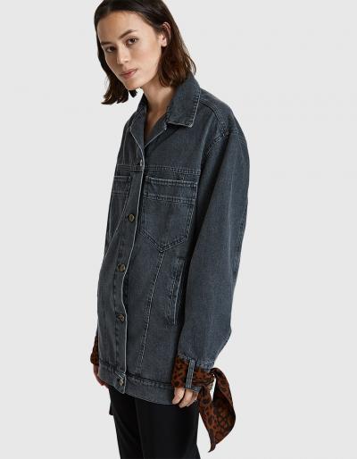 Nanushka Stellar Denim Jacket