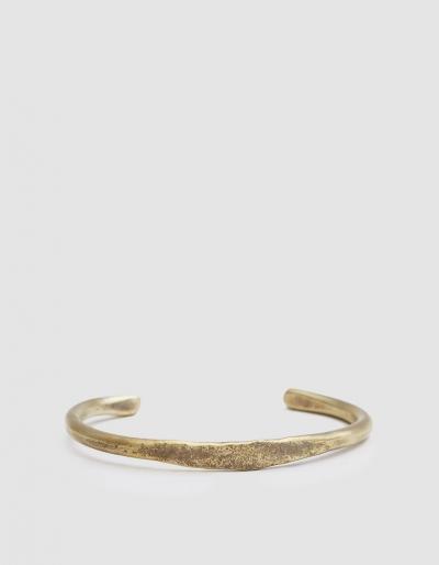 Cause And Effect Brass Id Cuff