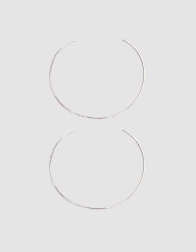 Loren Stewart Set Of Two Sterling Silver Wire Cuffs