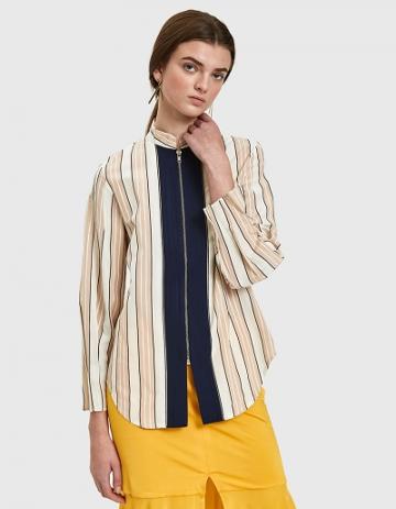 Mazarine Acajou Zippered