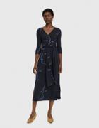Paloma Wool Delfina Amor Print Wrap Dress