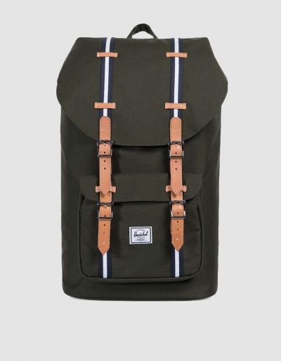 Herschel Supply Co. Little America Off Set In Forest Green