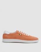 Aprix Suede Low Sneaker In Peach