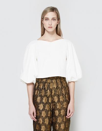Tibi Agathe Cropped Top