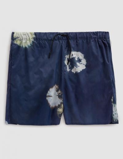 Acne Studios Perry Printed Swim Trunks In Navy
