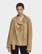 Lemaire Long Sleeve Tie-collar Top