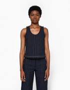 T By Alexander Wang Burlap Raw Edge Tank